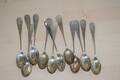 12 kaffeskedar silver 925