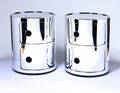 Anna Castelli Ferrieri for Kartell. Componibili. To borde, model 4966, cromato. 2 
