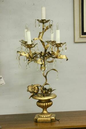 Bordslampa, prismor