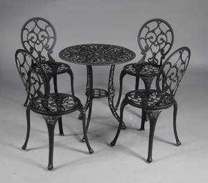 Havemøbelsæt i fransk cafe stil - Model Paris 5