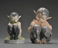 Royal Copenhagen, To faun figurer 2