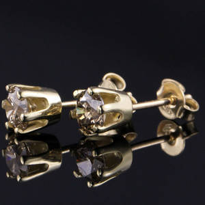 Par brillant ørestikker ca. 1.20 ct.