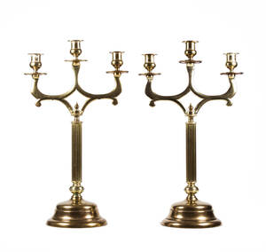 Ljusstakar 1 par mässing