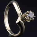Solitaire ring ca. 0.52 ct.