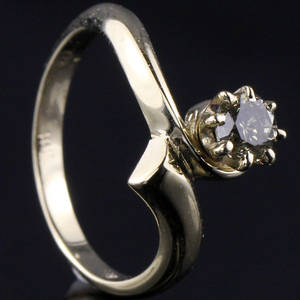 Solitaire ring ca. 0.52 ct.
