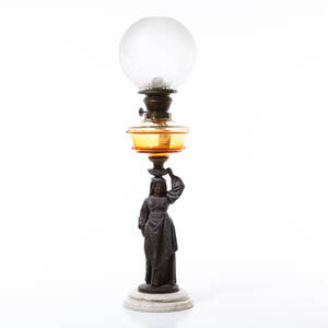 Bordsfotogenlampa 1800-tal
