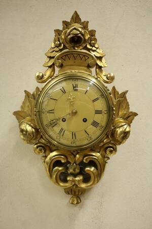 Väggpendyl, Förgylld