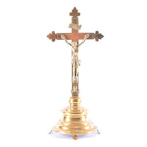 KRUCIFIX, brons, 1700-tal.