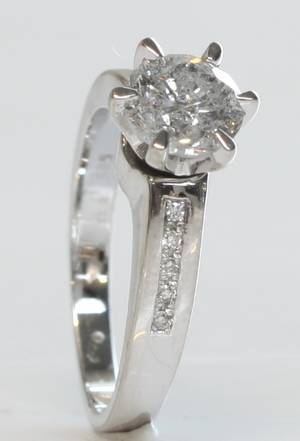 Brillantring, ca. 1.48 ct.