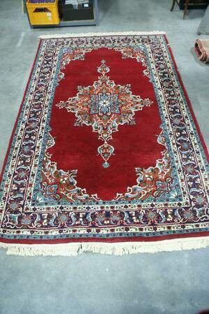 Orientalisk handknuten matta, 250x155cm