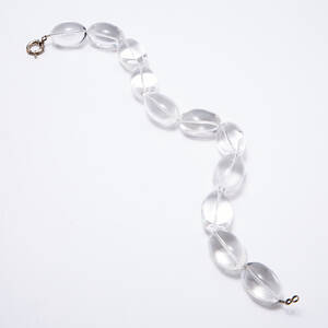Halsband ovala stenar kvarts