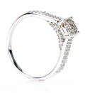 Brillantring, 9 kt hvidguld, 0.40 ct. Denne vare er sat til omsalg under nyt varenummer 4659385