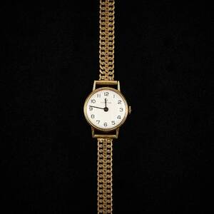 Damarmbandsur, 14k och armband i 18k