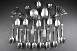 Heimbürger. Bestik af sølv 30