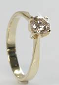 Solitairering, ca. 0.62 ct.