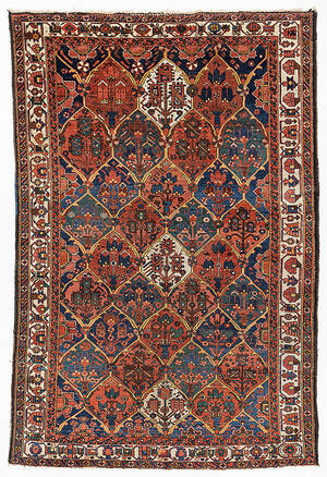 Matta, semiantik, Bakhtiari, ca 303 x 200 cm.