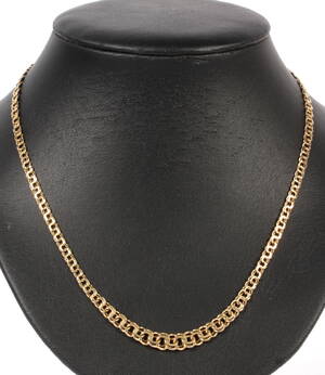 Bismarck halskæde, 14 kt guld, 8,1 gram