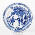 A Blue and White Dish 