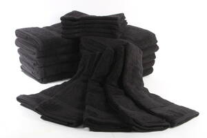 Damask Collection, pakke sorte håndklæder.20