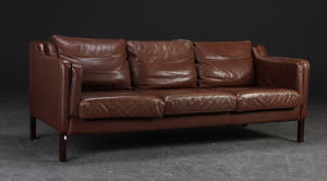 Stouby. Trepers. sofa, læder