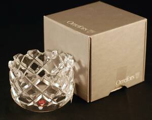 ORREFORS KRISTALLSKÅL GUNNAR CYRÉN SOFIERO, HÖ 8, DIAM 11,5 CM