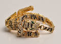 Vintage bijoux armbånd i form af panter
