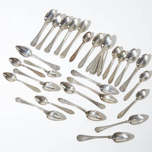 Kaffe- och mockaskedar silver