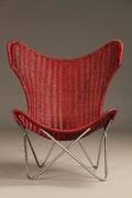 Knud Vinther. Batchair.dk, Wings lænestol i naturrattan i farven Burgundy 