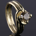 Solitaire ring ca. 1.00 ct.