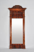 Spegel i mahogny, Karl Johan ca 1820-50