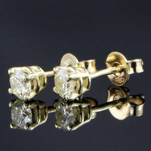 Par brillant ørestikker ca. 0.50 ct.
