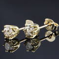 Par brillant ørestikker ca. 0.96 ct.