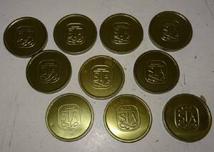 10st snusdoslock i plåt A169