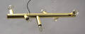 Less Longpendant loftslampe i mat messing