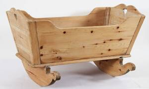 Vagga, allmoge, 1800-tal