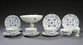 Royal Copenhagen, musselmalet samt Blå Blomst, diverse service af porcelæn 16