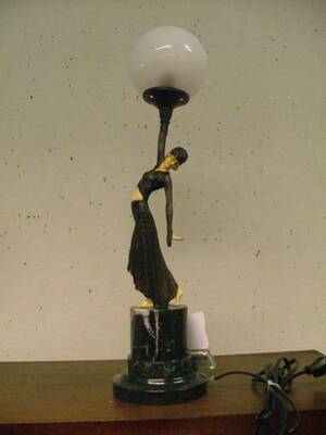 Bordslampa, Jugendstil