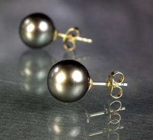 Tahitiperl-Ohrstecker  2 