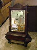 Toalettspegel, mahogny