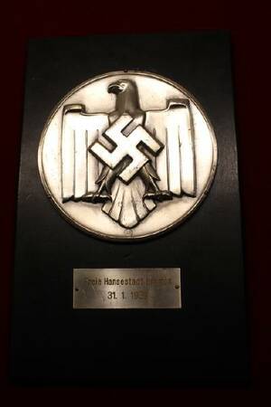 PLAKETT FREIE HANSESTADT BREMEN 311 1939
