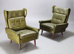 Dansk møbelproducent. Par hvilestole 2