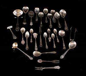 Samling dansk tretårnet sølv 27