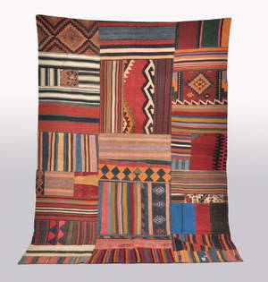 Persisk Patchwork kelim, 272 x 185