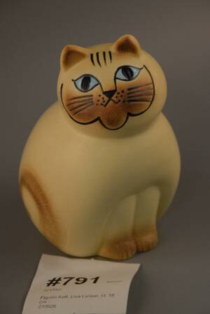 Figurin Katt, Lisa Larson, H 18 cm