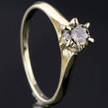 Solitaire ring ca. 0.44 ct.