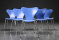 Arne Jacobsen. Seks Syveren stole, Model 3107 6 