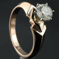 Solitaire ring ca. 0.97 ct.