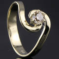Solitaire ring ca. 0.35 ct.
