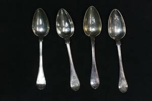 MATSKEDAR, 4 st, silver, 1800-tal, 206 g