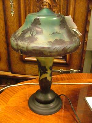 Bordslampa, Jugendstil